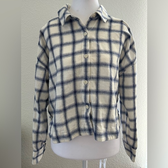 MADEWELL Plaid Button-Up Shirt SIZE L - Picture 11 of 11